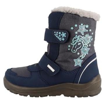 Lurchi Kasandra-TEX Moonboots 31 Kinder – Dunkelgrau Lederimitat‑Stiefel