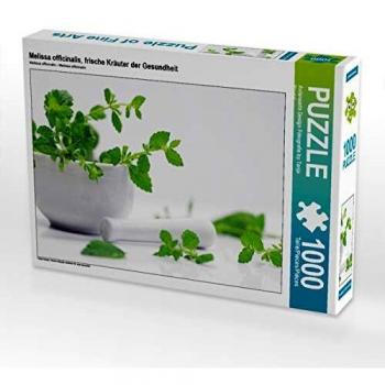 CALVENDO Puzzle Melissa officinalis, frische Kräuter der Gesundheit von Tanja Riedel, 1000 Teile