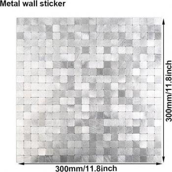 Aluminum Surface Self Adhesive Tiles for Kitchen