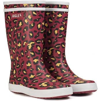 Aigle Lolly Pop Play2 Multicolor Leopard Kids' Rain Boots