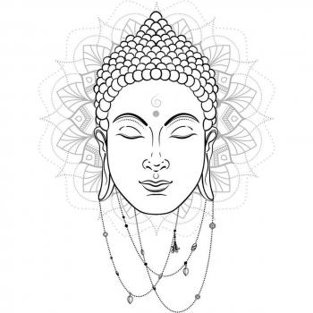 Meditative Buddha Wall Stickers
