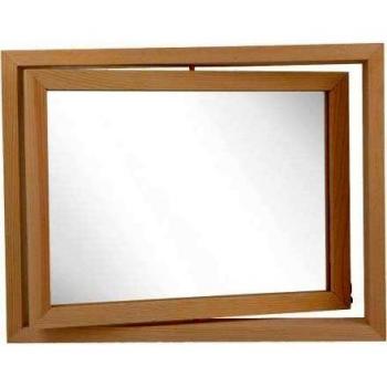18×22 cm Brown Swiveling Wood Frame – Contemporary Design