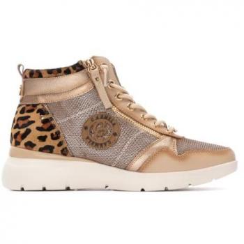 Botín Deportivo Carmela con Detalle Animal Print