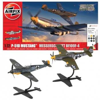 P-51D Mustangs en Messerschmitts 1/72 Set