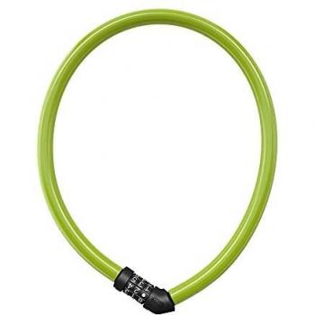 Candado de cable Abus 4408C/65 en color verde