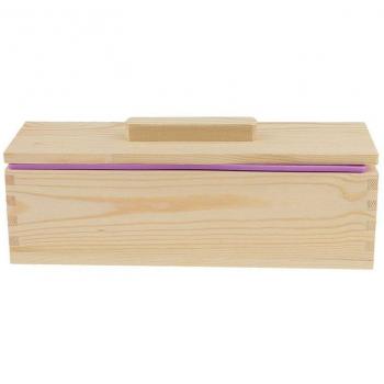Silicone Soap Mold with Wooden Box and Lid