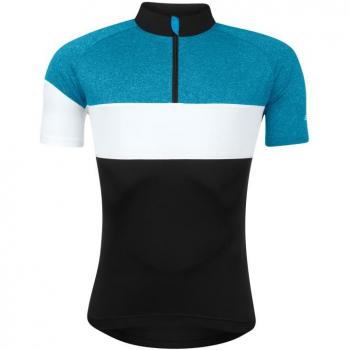 Dres FORCE VIEW černo-modro-bílý pro cyklisty