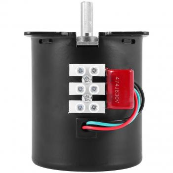 Motorreductor Síncrono 70KTYZ 220 V 40 W – Imanes Permanentes, Ajuste Direccional, Negro