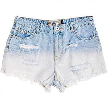 Denim Eliza Short Donna Superdry 28 Blu