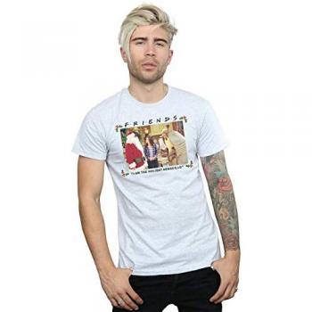 Friends Men's I Am The Holiday Armadillo T-Shirt, Sport Grey, Large
