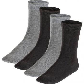 Eleganza Falcetto Calzino Nero-Grigio