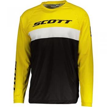 Maglia Scott 350 Evo Swap Motocross Nero Giallo S