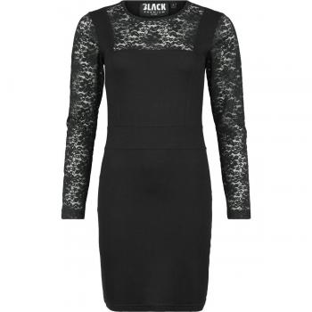 Lace Me Up Black Gothic Short Dress