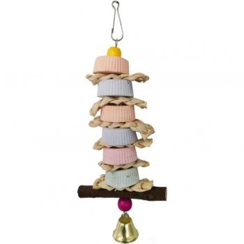 Birds Chewing Grinding Stone Decoration