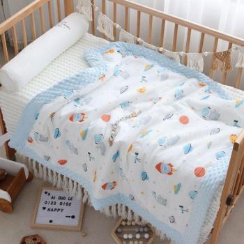 Minky Dot Baby Comforter 100x120cm