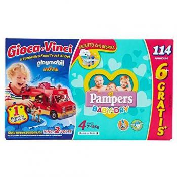 Pampers Baby Dry Maxi 4 – Pack 114 per neonati