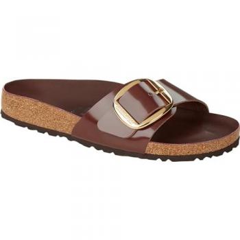 Birkenstock Madrid Big Buckle Dames Slippers Natuurlak Leder