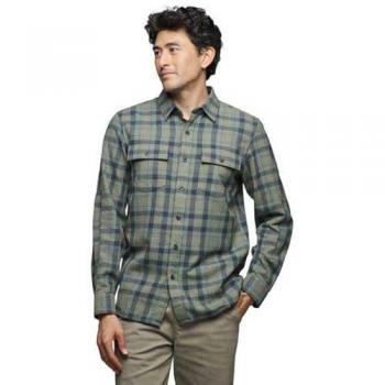 Camisa Black Diamond de Manga Larga Verde Laurel M