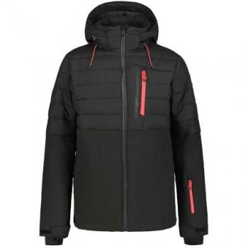 Giacca con cappuccio Folsom Icepeak nera rossa