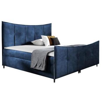 Letto Continentale 140x200 Arazzo Blu