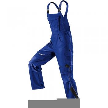 KÜBLER Pulsschlag Latzhose kornblumenblau/schwarz