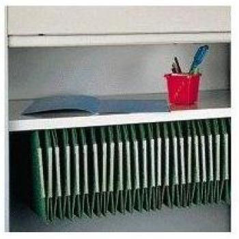 Bisley Adjustable Undershelf Lateral Filing BUS1 908 x 390 x 28 mm Light Grey