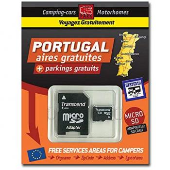 Carte SD aires gratuites : Portugal