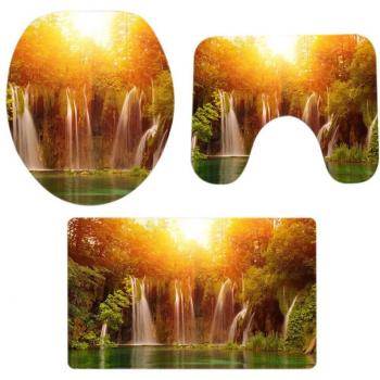 Tapis Sol Salle de Bain 3 pièces
