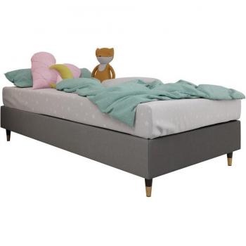 Lit Unique Continental – 80x200 cm avec sommier en lattes