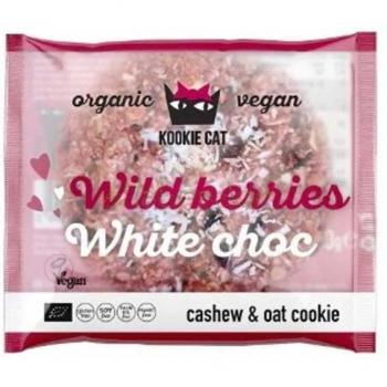 Kookie Cat Galleta de Arándanos y Chocolate Blanco 50 g