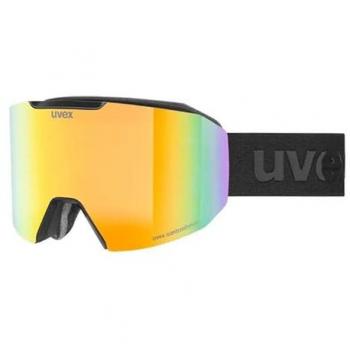Uvex Skibrille Evidnt Attract S + Schutzhülle schwarz