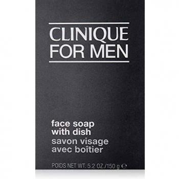 Clinique Skin Supplies for Men Gesichtsseife mit Schale, 1er Pack (1 x 150 g)