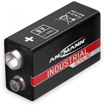 ANSMANN 9V-Blockbatterie INDUSTRIAL Alkaline 1 Stück
