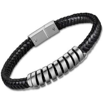 Pulsera de acero y cuero Lotus Style LS2047-2/1