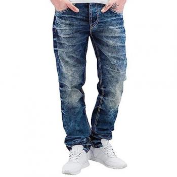 Herren 5-Pocket Straight Fit Jeans CIPO & BAXX blau Gr. 29 L32