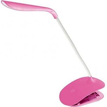 Lámpara de escritorio flexible LED 3,5 W rosa