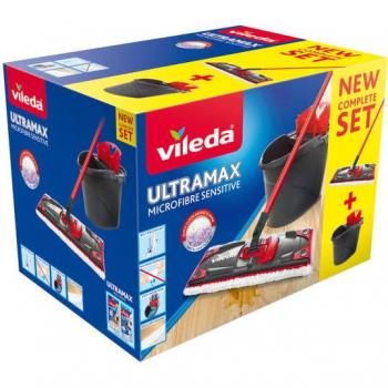 Vileda Scopa Piatto Microfibra UltraMax Sensitive