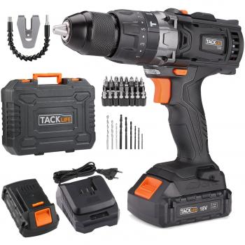 Taladro Atornillador 18 V con 2 Baterías de Litio