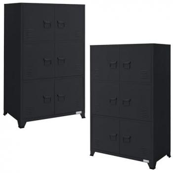 Lagerschrank mit magnetischem Schloss und Schubladen
