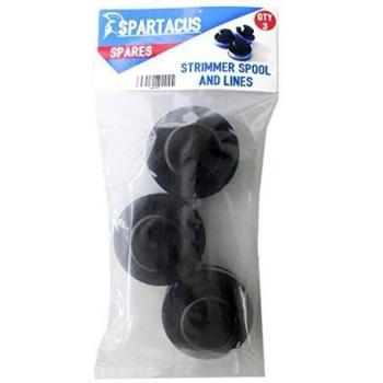Spartacus 3‑Pack Spools & 1.5 mm Cable for McCulloch 8, 9, 9‑11, 10s, 10s‑11, 10t