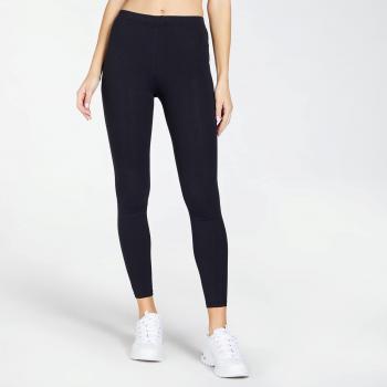 Donna Leggings Nero Silver High M