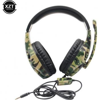 Casque Stereo 3,5 mm Camouflage pour Xbox/PS4/Switch
