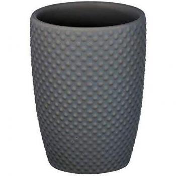 Vaso de dientes cerámica gris WENKO