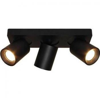 Artdelight zwarte 3-lichts opbouwspot Megano