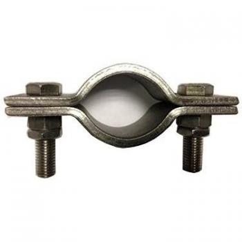 Bolt Pipe Clip 92 mm ID T316 Stainless Steel