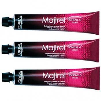 3x L'Oréal Majirel 7,1 Mittelblond Asch Creme Haarfarbe