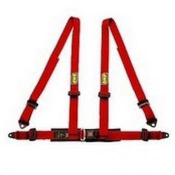 Harnais de Sécurité OMP 4 Points 2 Vis Rouge
