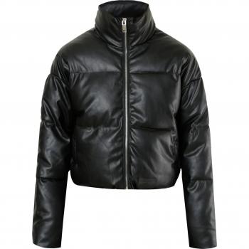 Sixth June Femme Faux Leather Padded Coat