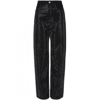 Jeans Donna Armani Exchange Nero con Strass Taglia 30