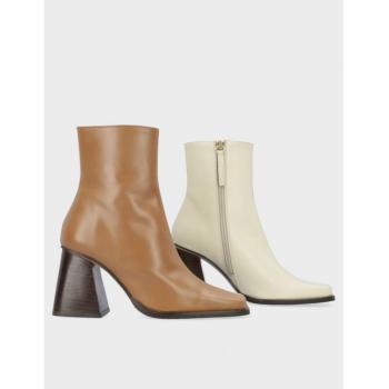 Botín de Mujer Alohas en Camel y Beige